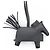 Hermès Hermes Rodeo Robeo Lock PM Handbag Charm Nero - vista 3