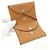 Hermès Hermes Calvi Duo Wallet/Coin Case Brown Golden - view 4