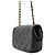 Borsa a tracolla con catena Chanel Black Matelassé Nero - vista 2