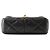 Borsa a tracolla con catena Chanel Black Matelassé Nero - vista 3