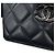 Borsa a tracolla con catena Chanel Matelassé Nero - vista 10