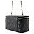 Borsa a tracolla con catena Chanel Matelassé Nero - vista 2