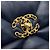 Chanel Schultertasche mit Kette CHANEL19 Marineblau - Ansicht 13