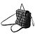 Borsa Chanel in tweed nera e grigia Marrone Nero - vista 2