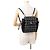 Borsa Chanel in tweed nera e grigia Marrone Nero - vista 4