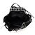 Borsa Chanel in tweed nera e grigia Marrone Nero - vista 5