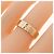 Anello Cartier Love in oro rosa - vista 4