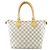 Borsa Louis Vuitton Damier Azur Saleya PM Bianco Blu