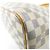 Borsa Louis Vuitton Damier Azur Saleya PM Bianco Blu - vista 2
