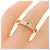 Anello Cartier Lanieres in Oro Rosa 18K - vista 3