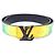 Louis Vuitton Prism Ceinture 40mm Reversible Belt Verde Arancione Giallo