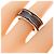 Bulgari Anillo Bvlgari B.zero1 de 2 bandas Negro Dorado - vista 3
