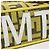 Borsa a spalla Fendi Baguette 8BR600 AR1Y Giallo - vista 3