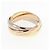 Anello Cartier Trinity in oro rosa bianco e giallo