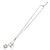 Collar Chanel Clear and Silver Plata Blanco - vista 2