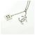 Collar Chanel Clear and Silver Plata Blanco - vista 3