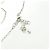 Collar Chanel Clear and Silver Plata Blanco - vista 4