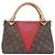 Louis Vuitton Monogram V Tote BB Handtasche Braun Fuschia - Ansicht 2