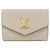 Louis Vuitton Portefeuille Lock Mini Wallet Grigio