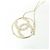 Collar Chanel Clear and Gold Dorado - vista 3
