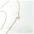 Collar Chanel Clear and Gold Dorado - vista 4
