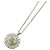 Chanel Gold and White Necklace Golden