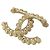 Spilla Chanel Clear and Gold D'oro - vista 2