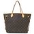 Borsa Louis Vuitton Monogram Neverfull MM Marrone