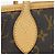Borsa Louis Vuitton Monogram Neverfull MM Marrone - vista 3