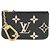 Louis Vuitton Bicolor Monogram Empreinte Pochette Cle M80885 Schwarz Beige