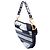 Autre Marque Borsa Saddle Dior in tela blu ricamata tie dye Blu navy - vista 2