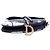 Autre Marque Borsa Saddle Dior in tela blu ricamata tie dye Blu navy - vista 3