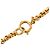 Collana con pendente a cuore CC Chanel placcata oro D'oro - vista 4
