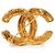 Spilla Chanel Gold CC placcata oro con rilievo barocco D'oro - vista 2