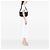 Chanel Modern Chain Rhodoid Flap in pelle di vitello nera Nero - vista 7