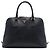 Prada Black Medium Saffiano Lux Promenade Satchel Handtasche Schwarz