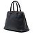 Prada Black Medium Saffiano Lux Promenade Satchel Handtasche Schwarz - Ansicht 2