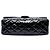 Chanel Black Quilted Patent Reissue 2.55 Double Flap 226 Nero - vista 3