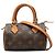 Louis Vuitton Brown Monogram Mini Speedy HL Castaño