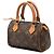 Louis Vuitton Brown Monogram Mini Speedy HL Castaño - vista 2