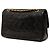 Chanel Black Medium Classic Lambskin Double Flap Preto - vista 2