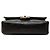 Chanel Black Medium Classic Lambskin Double Flap Preto - vista 3