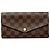 Cartera Louis Vuitton Brown Damier Ebene Sarah Castaño