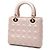 Autre Marque Dior Pink Medium Pearlescent Lambskin Cannage Lady Dior Rosa - vista 2