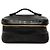 Borsa Vanity Chanel in pelle d'agnello matelassé nera con logo CC Nero