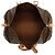 Louis Vuitton Brown Monogram Keepall 55 Marrom - vista 4