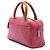 Borsa Bowler Chanel in vitello matelassé rosa Small con logo - vista 2