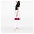 Borsa Bowler Chanel in vitello matelassé rosa Small con logo - vista 6