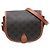 Céline Celine Brown Medium Triomphe Coated Canvas Folco Crossbody Braun Dunkelbraun