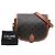 Céline Celine Brown Medium Triomphe Coated Canvas Folco Crossbody Braun Dunkelbraun - Ansicht 7